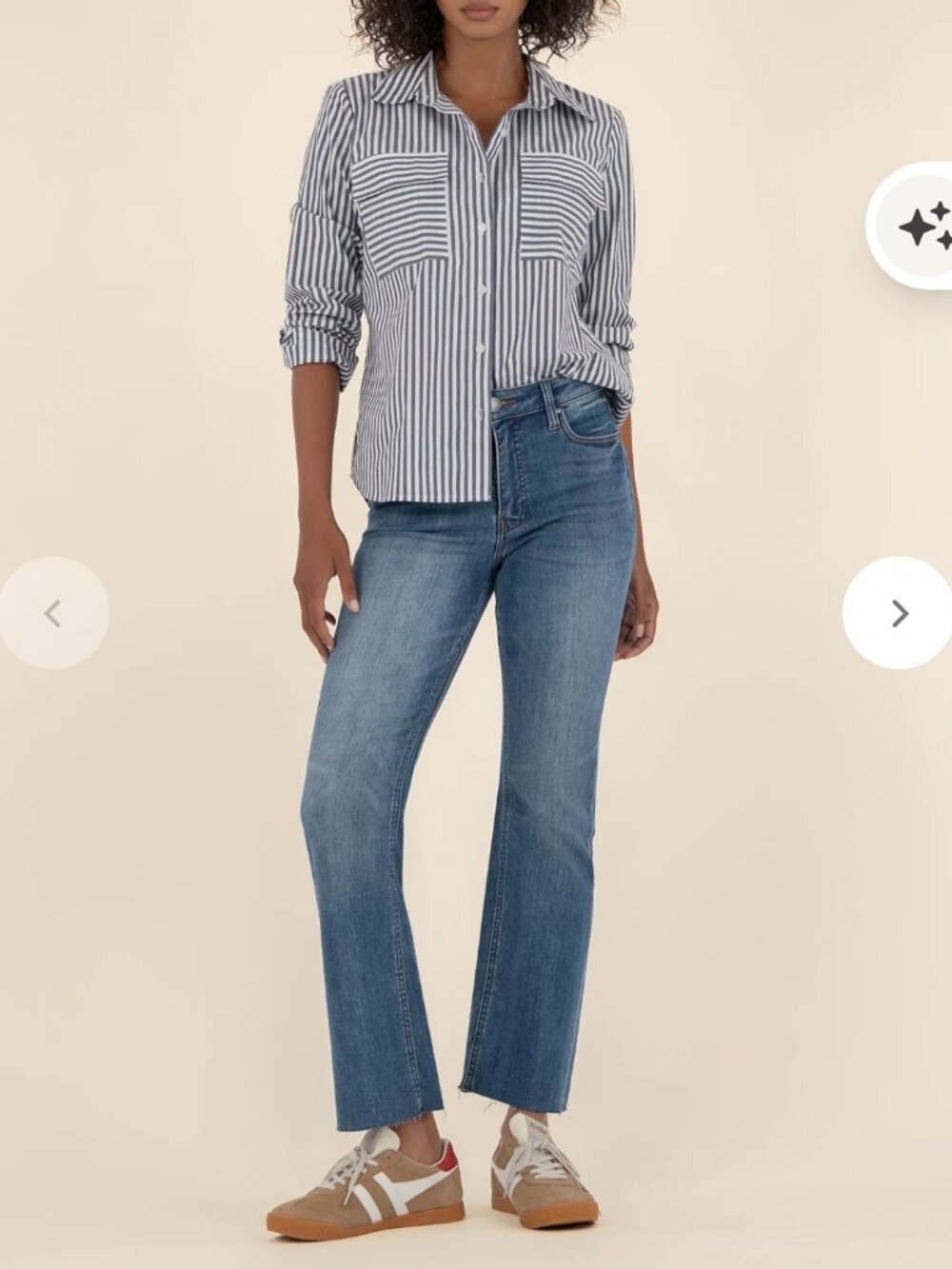 NWT - Women's Kut From The Cloth Kelsey High Rise Ankle Flare Jeans - Size 6